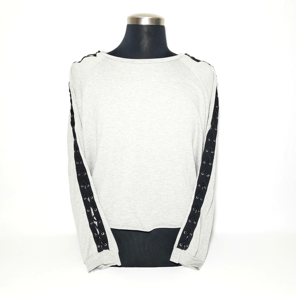 Hot Topic Gothic Sweater Laced Sleeves Sz XXL